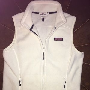 Vineyard Vines zip up vest fleece